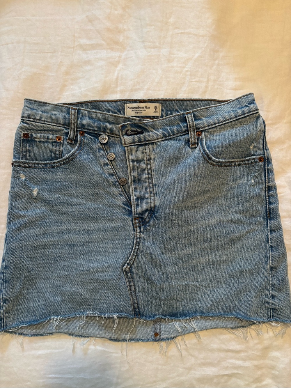 Abercrombie & Fitch A-LineDenim Mini Skirt